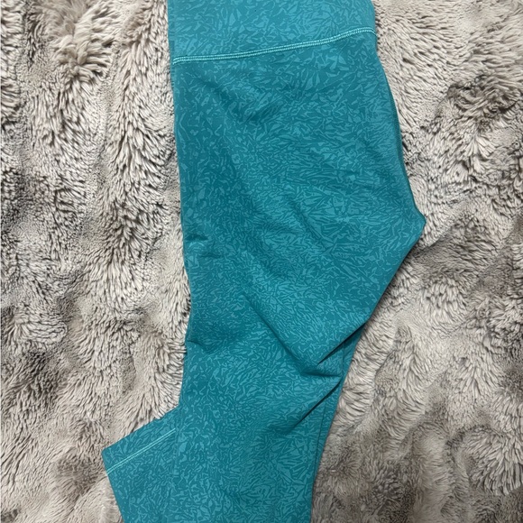 Lululemon Athletica Teal Activewear Leggings - Picture 4 of 7